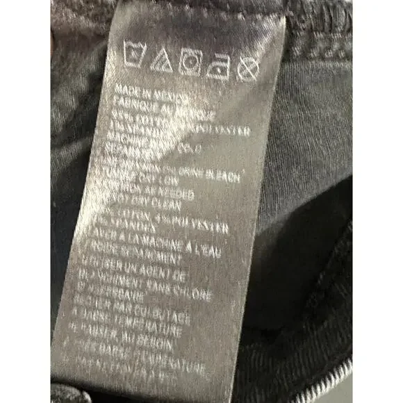 Urban Outfitters BDG Shorts Women 30 Black Denim Tom Girl Mid Rise Cut-Off Jean - Picture 4 of 7